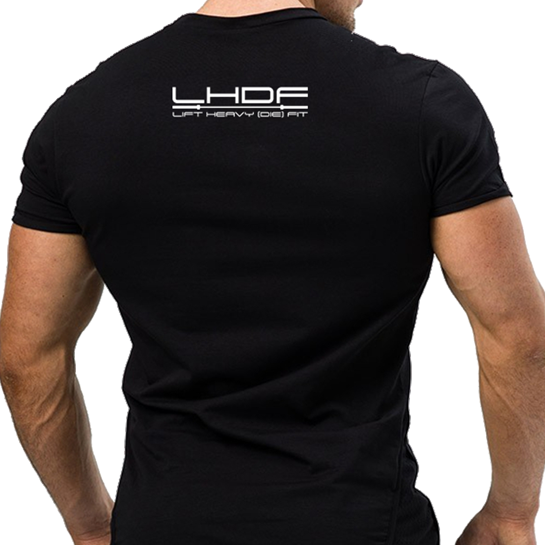 Don't Let My Confidence Hurt Your Insecurity unisex t shirt back view in black showing plain back, regular fit cotton tee